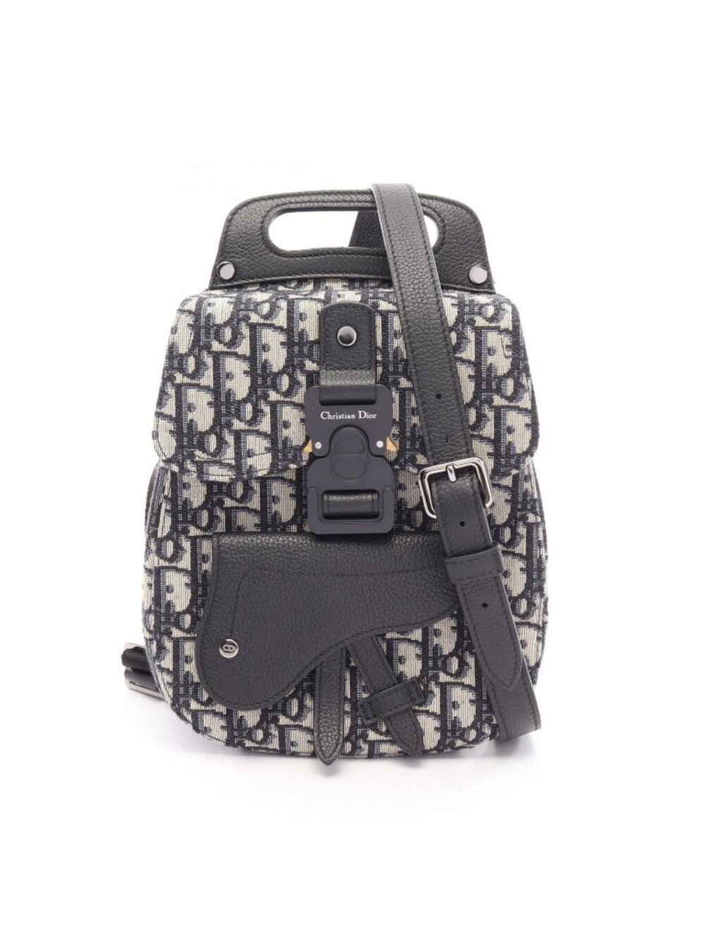 Dior Gallop Oblique 2-Way Backpack Beige